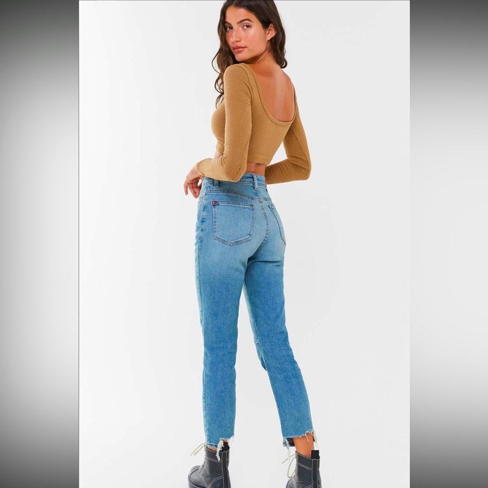 BDG Girlfriend High Rise Longline Jeans